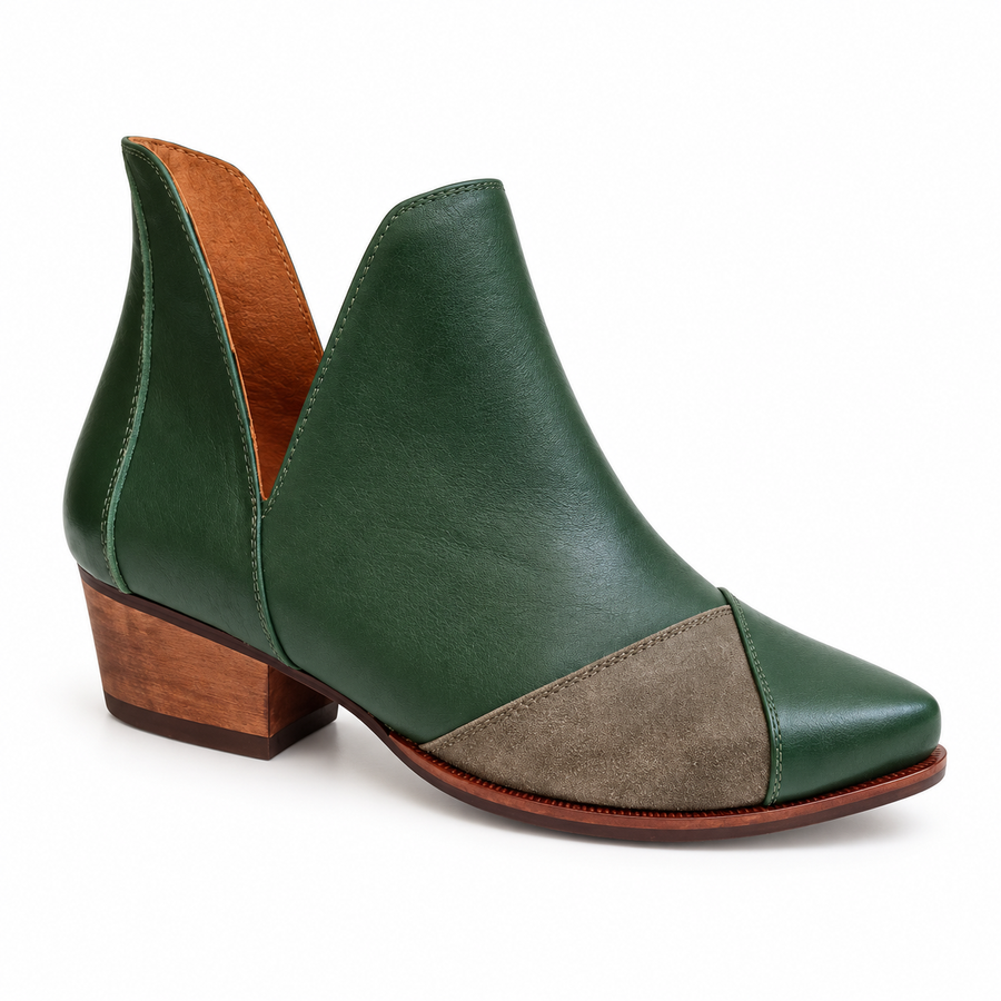 Botines Modelo Amelia Verde