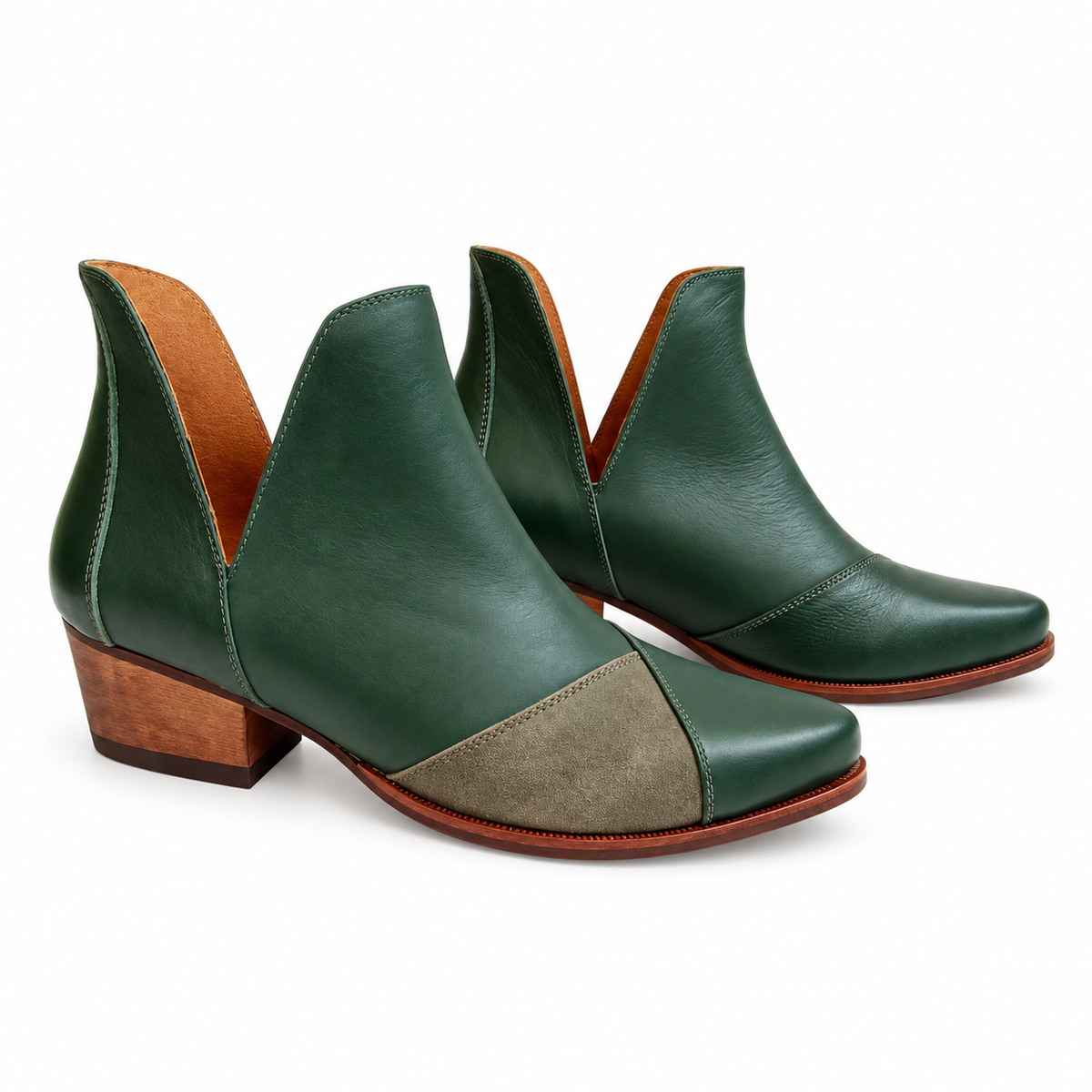 Botines Modelo Amelia Verde