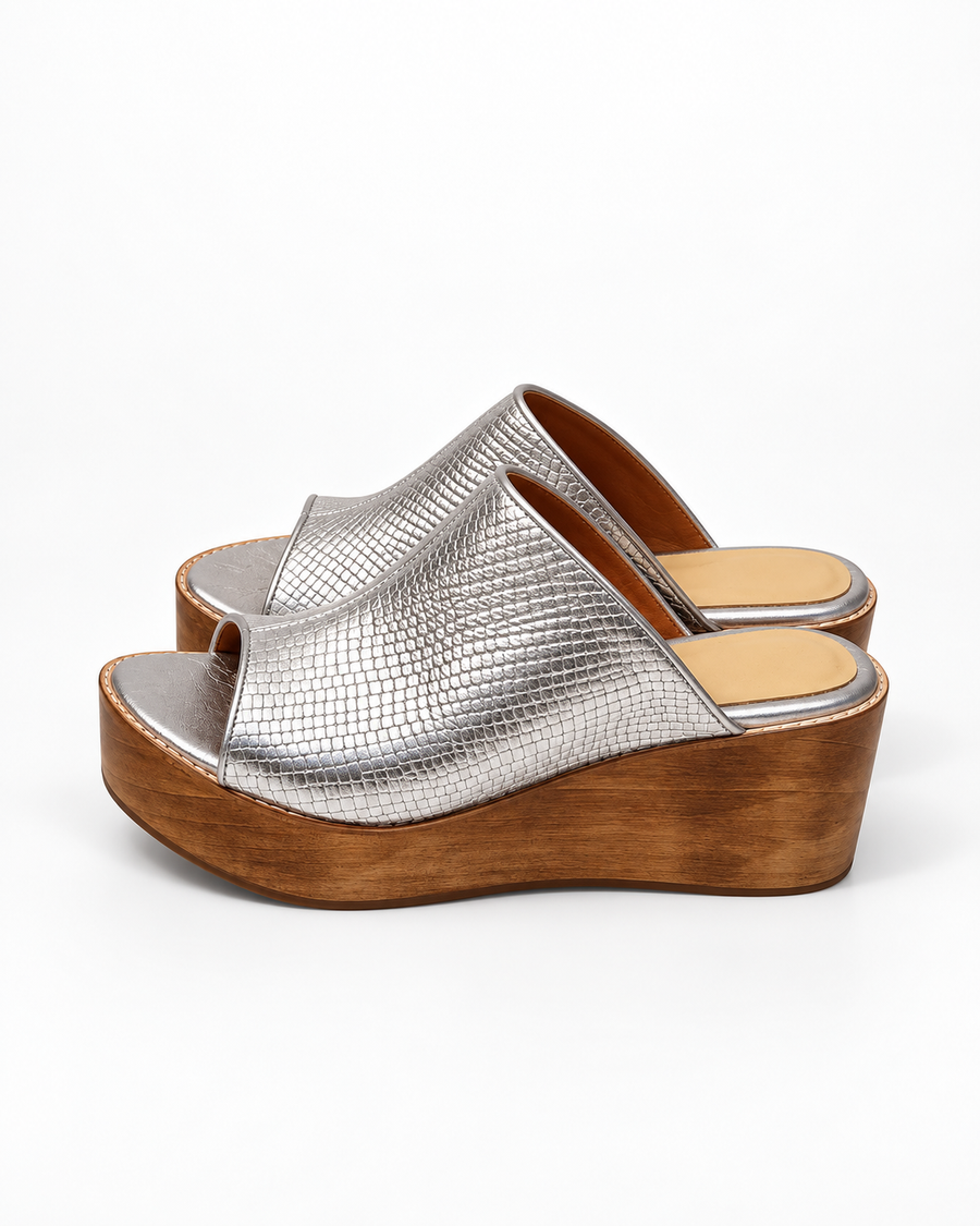 Sandalia Lucy Plateado