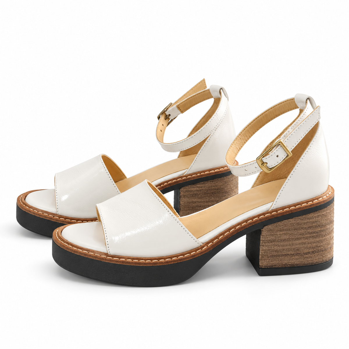 Sandalia kely blanca