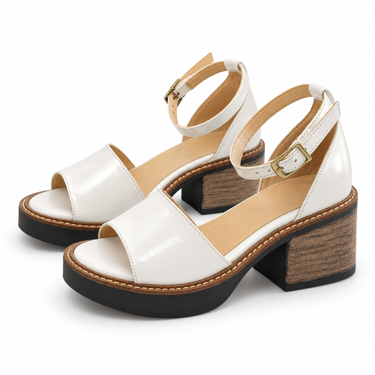 Sandalia kely blanca